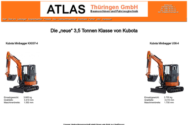 atlas-thueringen.de - Baumaschinenverleih Arnstadt