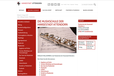 attendorn.de/musikschule - Musikschule Attendorn