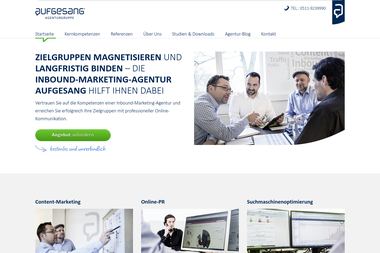 aufgesang.de - Online Marketing Manager Hannover