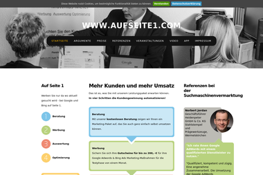 aufseite1.de - Online Marketing Manager Wermelskirchen