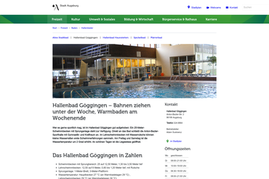 augsburg.de/freizeit/baden/hallenbaeder/hallenbad-goeggingen - Schwimmtrainer Augsburg
