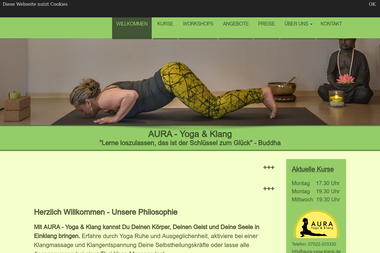 aura-yoga-klang.de - Yoga Studio Nürtingen