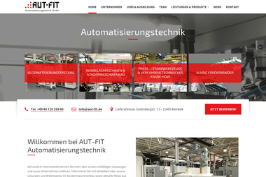 aut-fit.de - Förderbänder Hersteller Reinbek