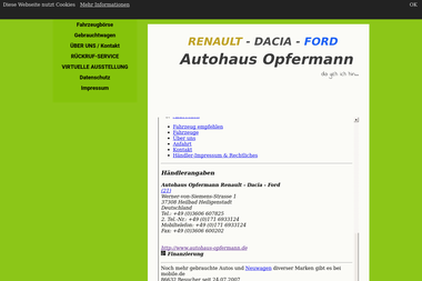 autohaus-opfermann.de - Autowerkstatt Heilbad Heiligenstadt