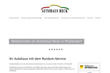 autohaus-reck.de - Autowerkstatt Pfullendorf