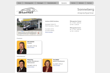 autohaus-staffel.de/standorte/sonneberg - Autowerkstatt Sonneberg
