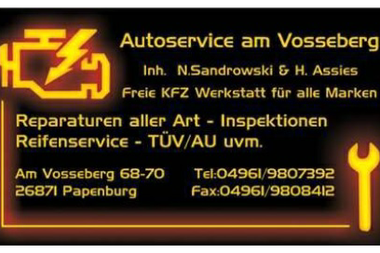 autoservice-vosseberg.de - Autowerkstatt Papenburg