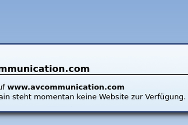 avcommunication.com - Tonstudio Ludwigsburg