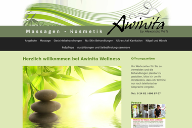 awinita-wellness.de - Kosmetikerin Schleiden