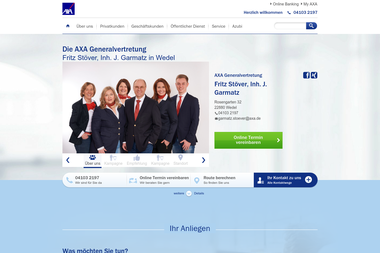 axa-betreuer.de/Garmatz_Stoever - Versicherungsmakler Wedel