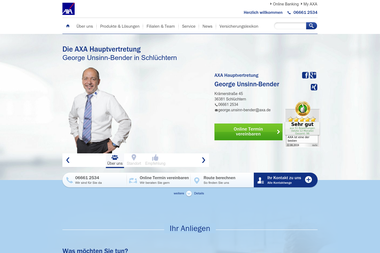 axa-betreuer.de/GEORGE_UNSINN-BENDER - Finanzdienstleister Schlüchtern
