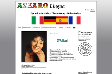 azzaro-lingua.de - Übersetzer Remscheid