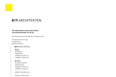 b19-architekten.com - Architektur Weimar