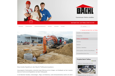 bachl.de/index.php/tiefbau-und-strassenbau - Straßenbauunternehmen Passau