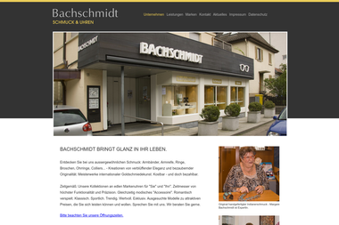 bachschmidt-schmuck-uhren.de/unternehmen - Juwelier Weinstadt