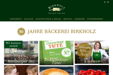 baeckerei-birkholz.de - Catering Services Harsewinkel
