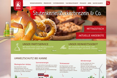 baeckerei-kanne.de - Catering Services Lünen