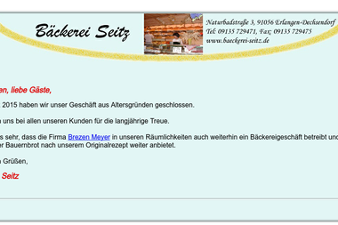 baeckerei-seitz.de - Catering Services Schrobenhausen