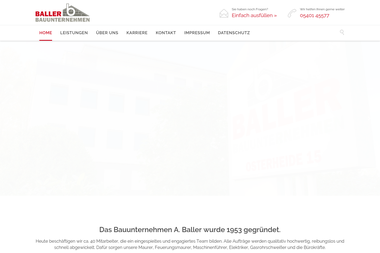 baller-bauunternehmen.de/content - Straßenbauunternehmen Georgsmarienhütte