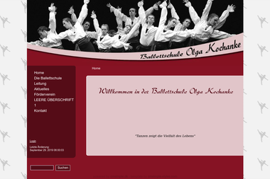 ballettschule-kochanke.de - Tanzschule Detmold