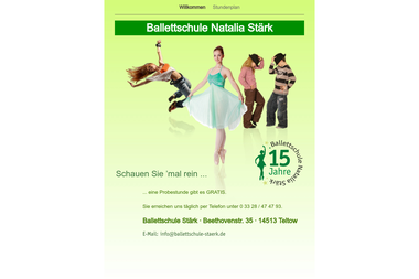 ballettschule-staerk.de - Tanzschule Teltow