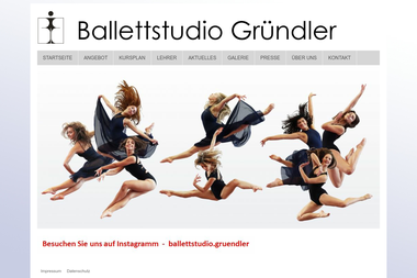 ballettstudiogruendler.de/de/index.php - Tanzschule Offenburg