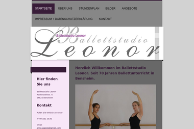 ballettstudio-leonor.de - Tanzschule Bensheim