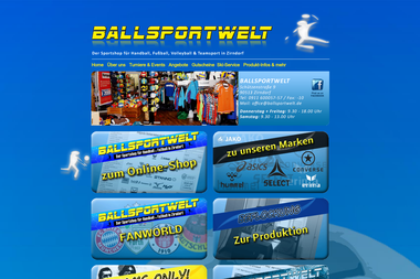 ballsportwelt.de - Geschenkartikel Großhandel Zirndorf