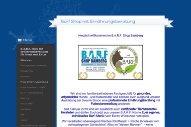 barfshopbamberg.de - Ernährungsberater Bamberg