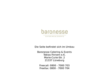 baronesse-erlebniscatering.de - Catering Services Lüneburg