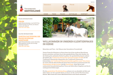 bartholome-tierarzt.de - Tiermedizin Herne