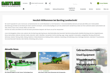 bartling-landtechnik.de - Landmaschinen Versmold