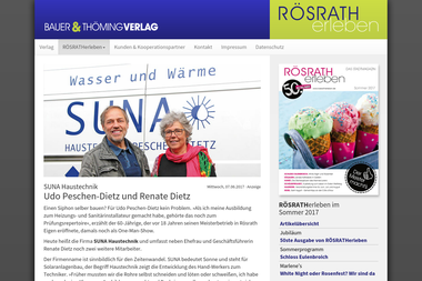 bauer-thoeming.de/roesratherleben/artikel/1045 - Wasserinstallateur Rösrath