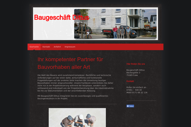 baugeschaeft-dittus.de - Straßenbauunternehmen Calw