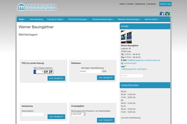 baumgaertner-versicherungen.de - Versicherungsmakler Calw