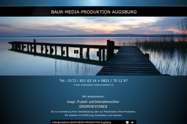 baur-media-produktion.de - Kameramann Augsburg