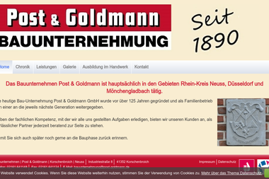 bauunternehmung-post-goldmann.de - Maurerarbeiten Korschenbroich