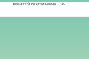 beglaubigte-uebersetzungen-karlsruhe-tabo.com - Übersetzer Karlsruhe
