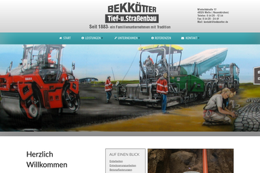 bekkoetter.de - Straßenbauunternehmen Melle