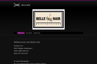 belle-hair-meisterfriseur.de - Barbier Völklingen