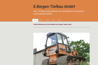 bergen-tiefbau.com - Straßenbauunternehmen Langenhagen