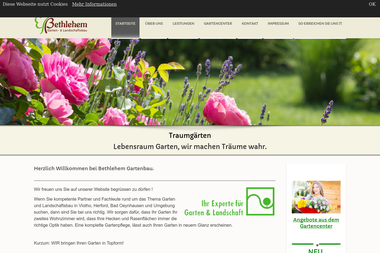 bethlehem-gartenbau.de - Gärtner Bad Oeynhausen