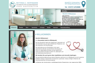 bettina-hoffmann.com - Dermatologie Königs Wusterhausen