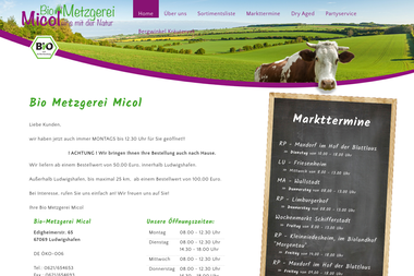 bio-metzgerei-micol.de - Catering Services Ludwigshafen Am Rhein