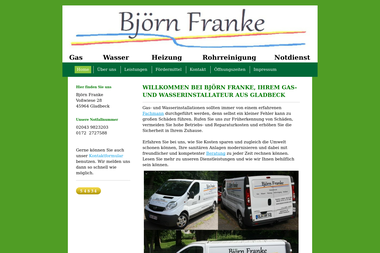 bjoern-franke.com - Heizungsbauer Gladbeck