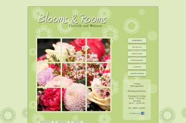 blooms-and-rooms.de - Blumengeschäft Coburg