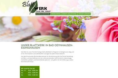 blumen-badoeynhausen.de - Blumengeschäft Bad Oeynhausen