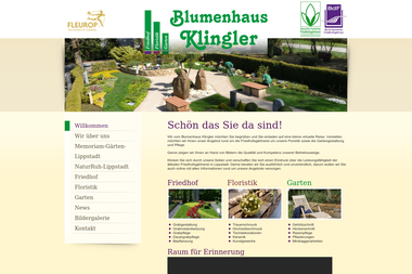 blumenhaus-klingler.de - Blumengeschäft Lippstadt