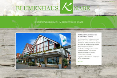 blumenhaus-knabe.de - Blumengeschäft Oldenburg