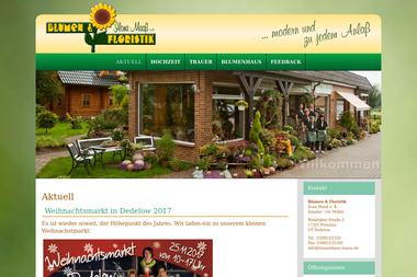 blumenhaus-maass.de - Blumengeschäft Prenzlau